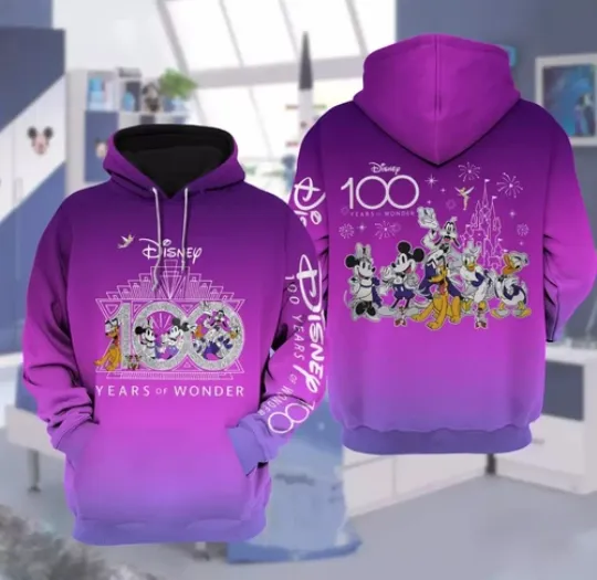 Discover Disney Years Of Wonder Type 3D Hoodie Gift best design new new