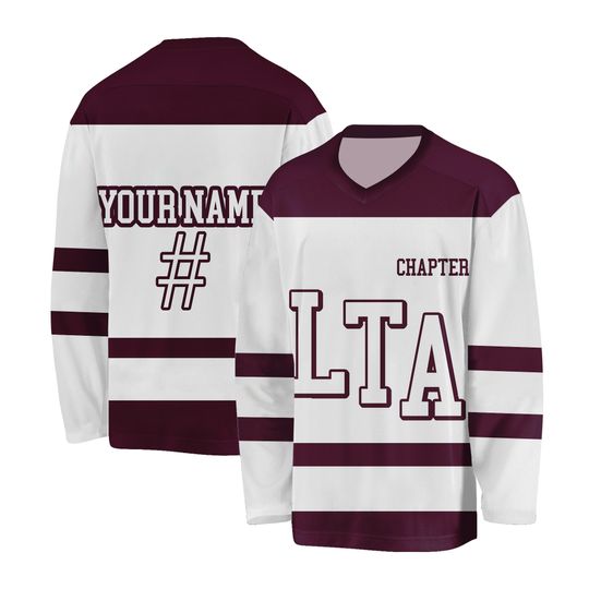 Discover Lambda Theta Alpha Sublimated Custom Hockey Jersey