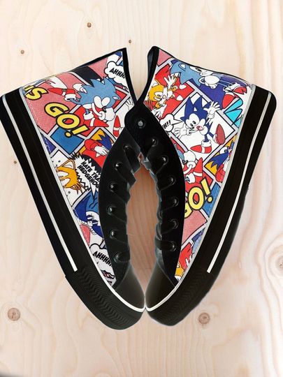 Sonic The Hedgehog Lets Go sneakers