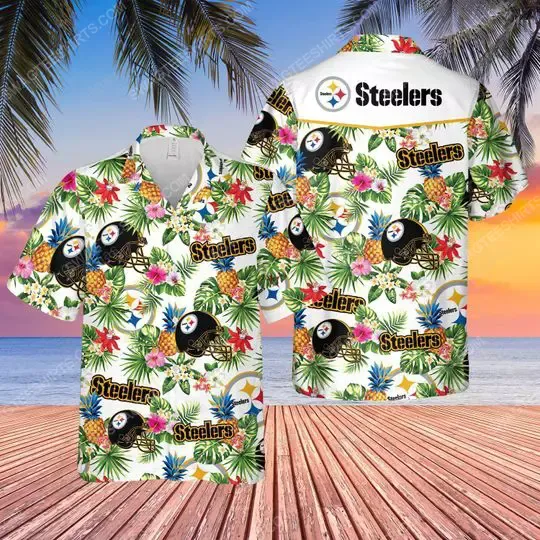 Discover Pittsbs Team Steelerss Hawaiian Shirt, Football Tropical Beach Shirt