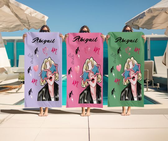 Rose APT Towel, BLACKPINK Merch, Gift for BLACKPINK and KPop Fans, Personalized Blackpink photo towel, Christmas Birthday Gift