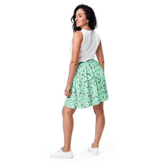 Cute Science Skater Skirt