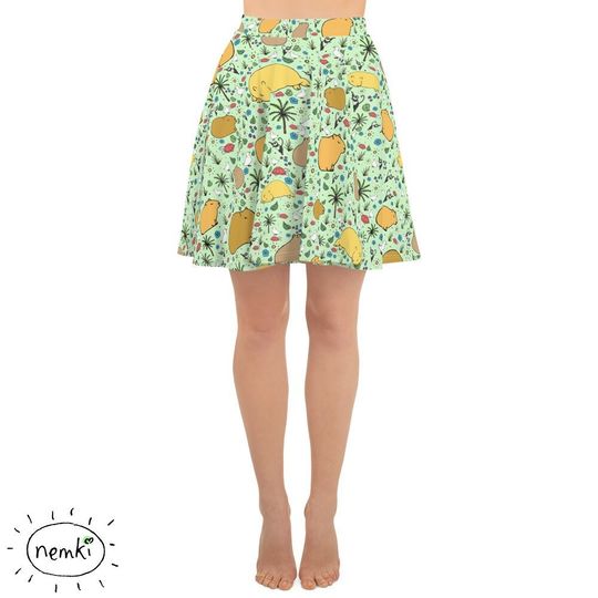 Cute Capybara Skater Skirt
