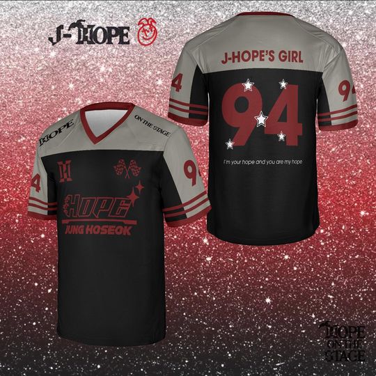 J-Hope Tour Hope On The Stage World Tour V-Neck Jersey, Hope On The Stage Tour Merch, Bangtan Hobi Tour Shirt, Jung Hoseok Fan Gift, Arson