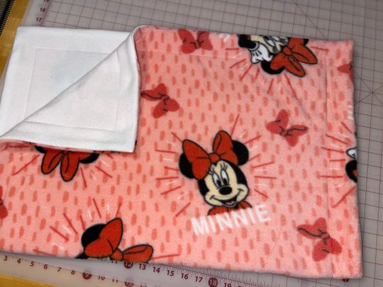 Discover Minnie Mouse double sided Fleece blanket, baby blanket