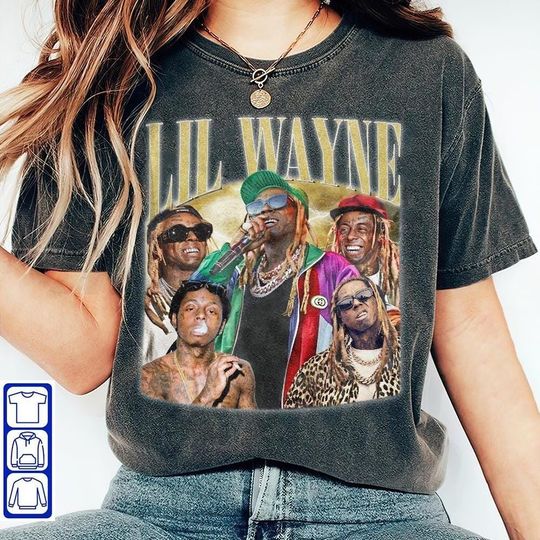Discover Vintage 90s Lil Wayne T-Shirt, Wash Lil Wayne T-shirt, Vintage Wash Oversize Lil Wayne T-Shirt, Rapper Shirt, Lil Wayne Vintage Graphic Tee