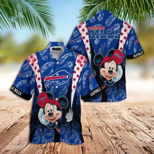 Discover Star Buffalo Bills and Mickey Mouse Hawaiian Shirt for Men and Women