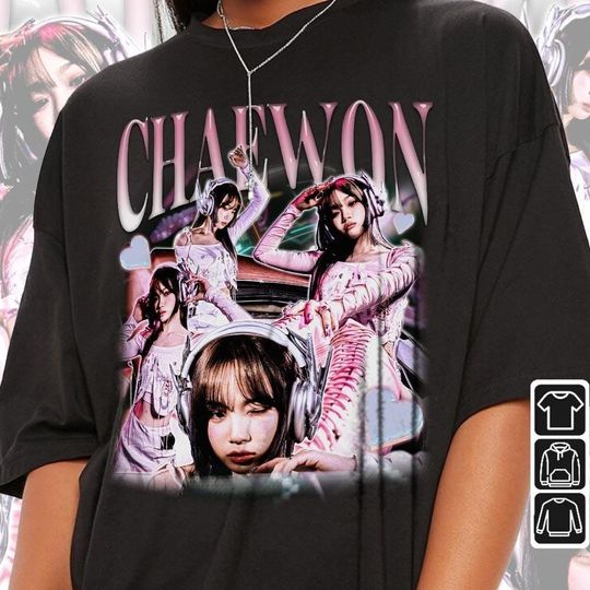 Chaewon Kpop Shirt, Chaewon Perfect Night Album Shirt, Chaewon Le Sserafim Vintage Retro Graphic Music Unisex Gift Fan Hoodie