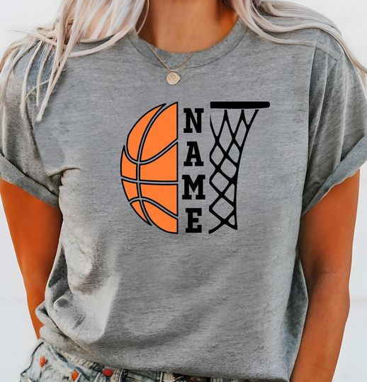 Custom Basketball Shirt, March Madness Tee, Game Day Tshirt, Basketball Fan Tee, Player Name Gear, Tournament Wear, College Basketball Tee