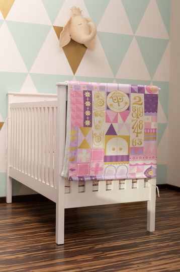 Pink It's a Small World, Disney Baby Blanket, Disney Baby Shower Gift, Gift for Her, Baby Girl Gift, Baby Blanket, Gifts for Her, Baby Minky