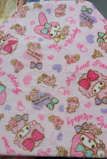Discover Melody Rose Pattern Cutie Cartoon Fleece Blanket