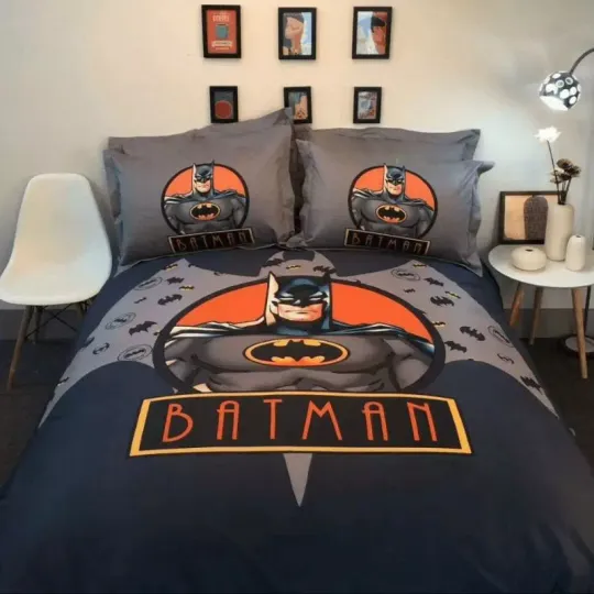 Cartoon Gift Batman Bedding Set