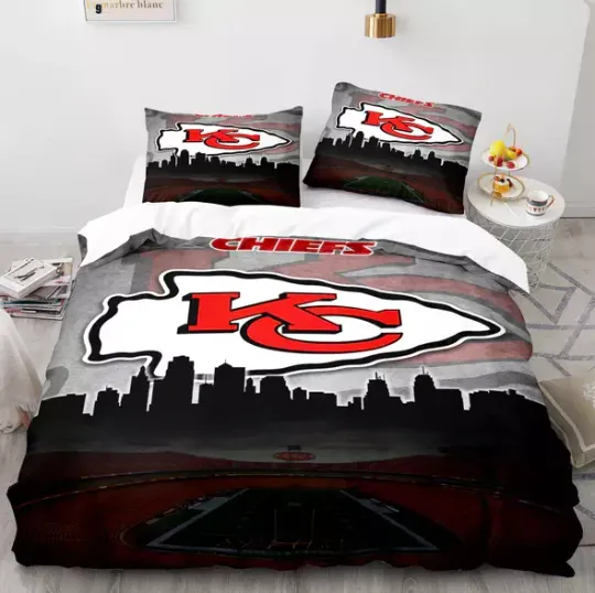 football Kansas City Chiefs Bedding Set