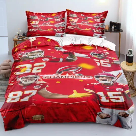 Kansas City Chiefs Championship Glory Bedding Set