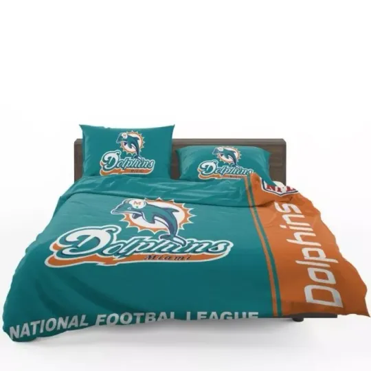 football Miami Dolphins Bedding Set