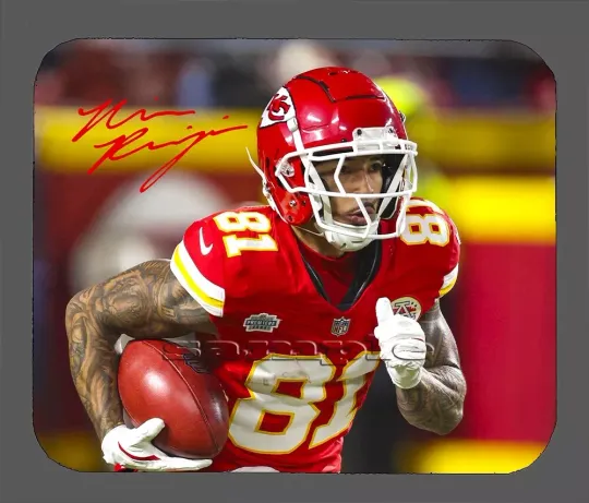 Discover Nikko Remigio Kansas City Chiefs Facsimile Autographed Mouse Pad