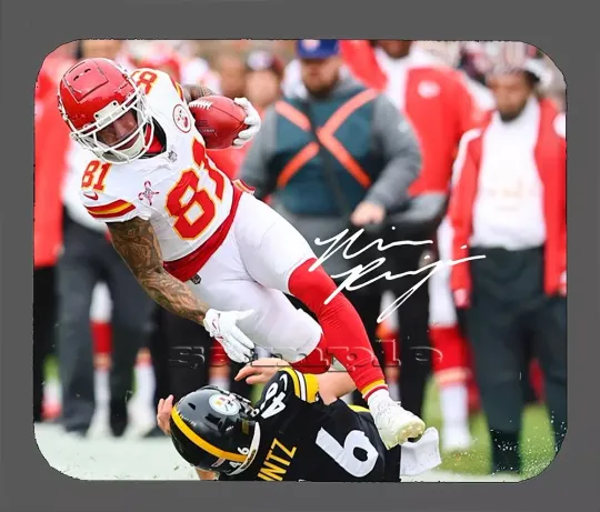 Discover Nikko Remigio Kansas City Chiefs Facsimile Autographed Mouse Pad