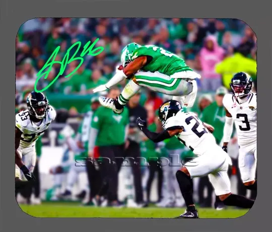 Saquon Barkley Eagles Facsimile Autographed Mouse Pad