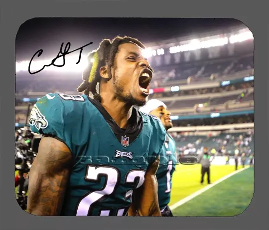 Discover Chauncey Gardner-Johnson  Eagles Facsimile Autographed Mouse Pad