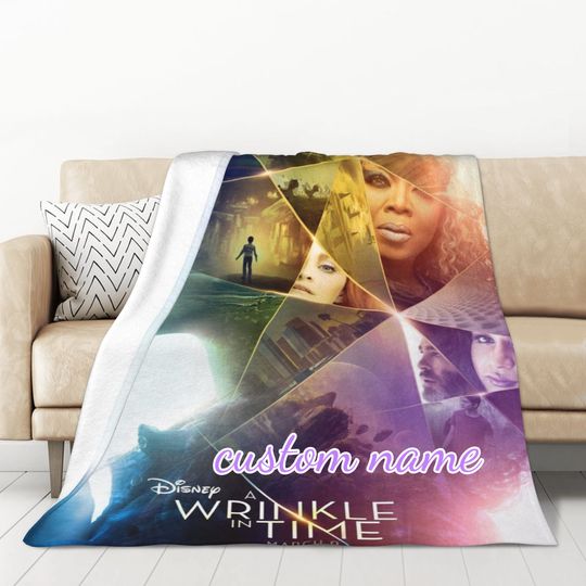 Custom Name Blanket Disney A Wrinkle In Time Tapestry Personalized Blankets Birthday Gift Customized DIY