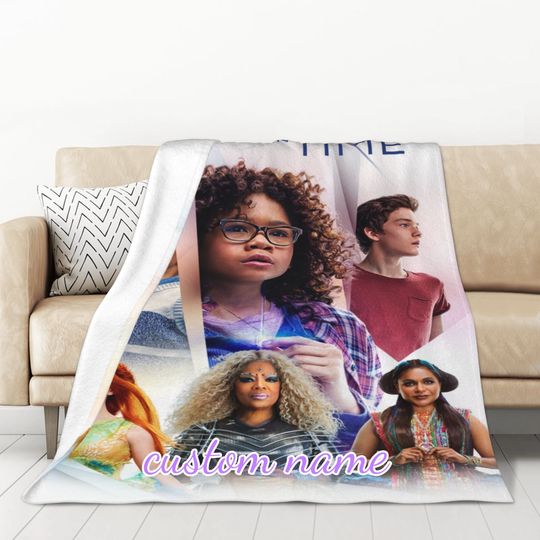Custom Name Blanket Disney A Wrinkle In Time Tapestry Personalized Blankets Birthday Gift Customized DIY