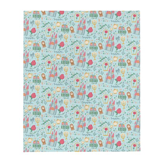 Belle Beauty and the Beast Throw Blanket Disney Princess Belle Fleece Throw Blanket