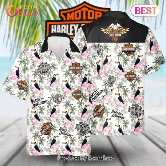 Hawaiian Shirt Haarleyy Davidson Hawaii Shirt Design 3D Full Printed