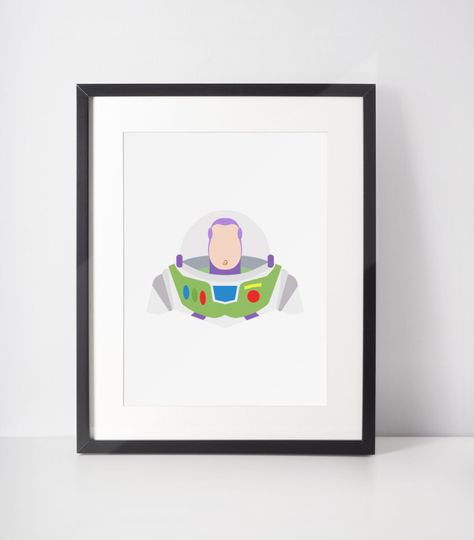 BUZZ LIGHTYEAR | Minimalist Print | Portrait | Poster | Printable Wall Art | Illustration | Toy Story