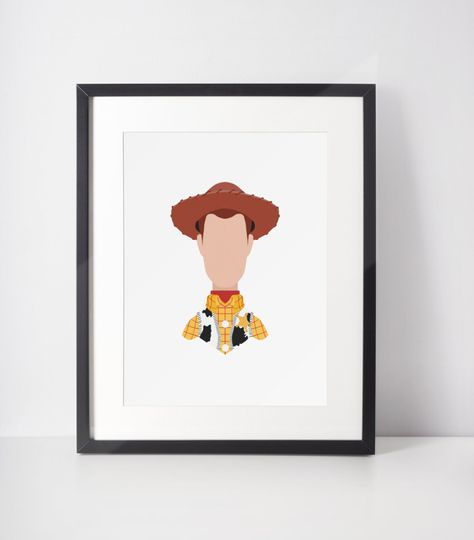 WOODY | Minimalist Print | Portrait | Poster | Printable Wall Art | Illustration | Toy Story