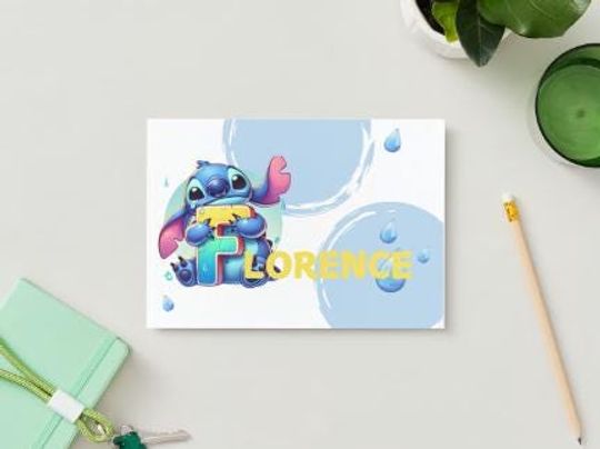 Discover Lilo & Stitch Wall Art, Kids Room Print, Custom Name Sign, Character Art, Unique Gift Idea, Custom Wall Decor, Personalized Gift.