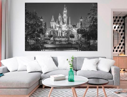 Discover Black & White Disney Wall Art Sleeping Beauty Kids Room Decor Kids Room Decor Birthday Christmas Gift Comes Ready To Hang