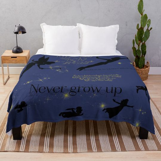 Discover Neverland Throw Blanket
