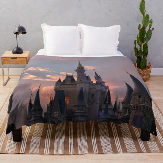 Discover Disney Castle Throw Blanket