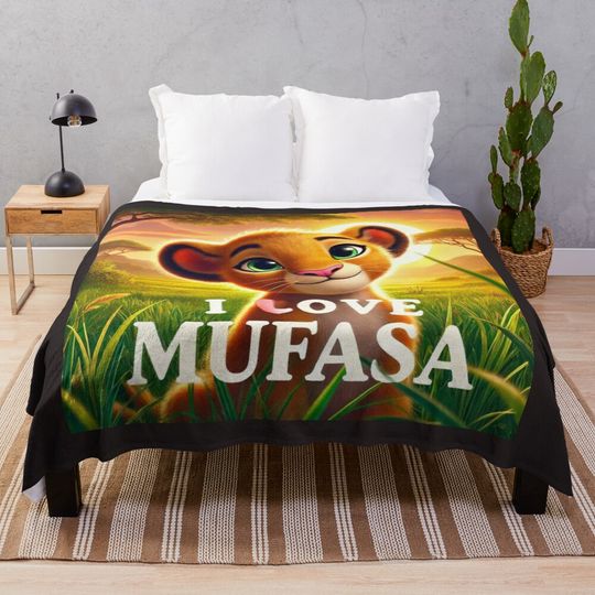 Mufasa The lion king Throw Blanket