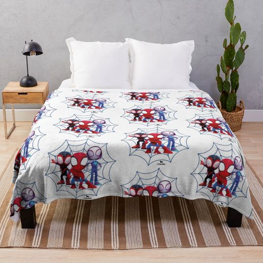 Spidey and his amazing friends Throw Blanket