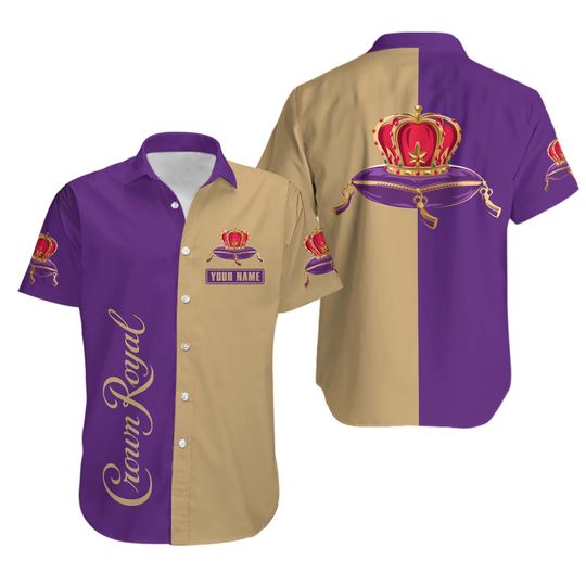 Crown Royal Hawaiian Shirt, Gift For Him, Husband Gift, Dad gift