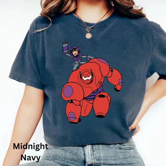 Baymax and Hiro Tee, Big Hero 6 Shirt, Baymax Shirt, Disneyworld Family Shirts, Boys Disney Tee, Baymax Fans Shirt, Big Hero Six