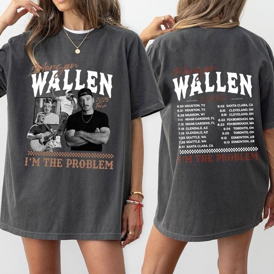 Morgan I'm The Problem Tour 2025 T-Shirt, Wallen Concert 2025, Mor-gan Wallen Fan Shirt, Mor-gan Wallen Merch, Country Music Tee