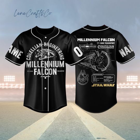 Discover Custom Star Wars Baseball Jersey, Disneyland Star Wars Jersey, Galaxys Edge Baseball Shirt, Retro Star Wars Merch, Star Wars Gift Fans