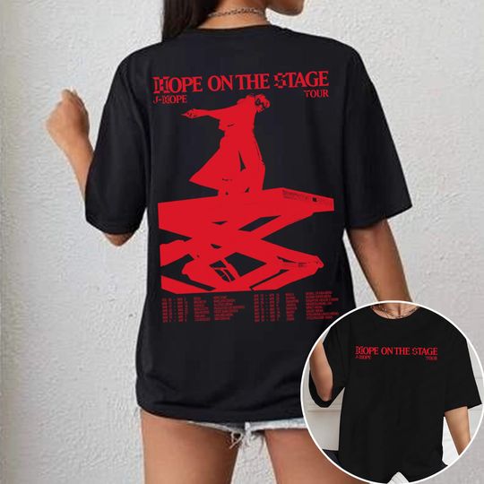 J-Hope Hope On The Stage Tour T-shirt, Hope On The Street Shirt, J Hope World Tour Shirt, BTS Hobi Shirt, J Hope Shirt, BTS Army Gift
