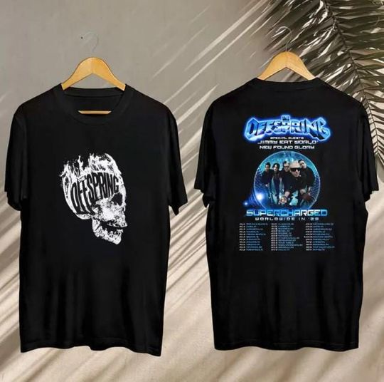 Discover 2025 The Offspring Supercharged Worldwide Shirt, The Offspring Concert, The Offspring Fan Shirt, The Offspring Merch, The Offspring Shirt