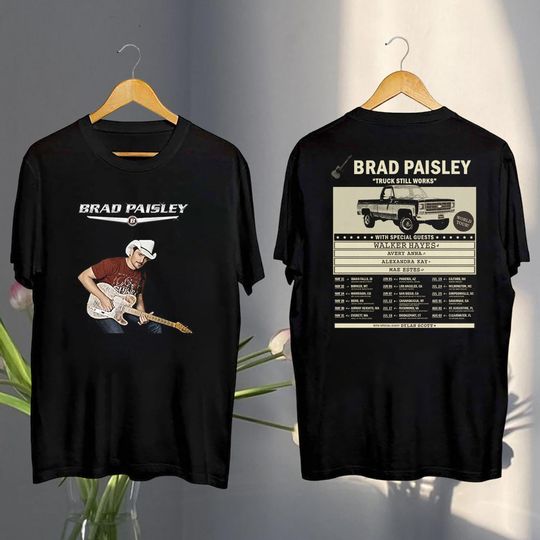 Discover Brad Paisley Concert Shirt, 2025 Brad Paisley Truck Still Works Tour Shirt, Brad Paisley Fan Shirt, Brad Paisley Merch, Country Music Tour