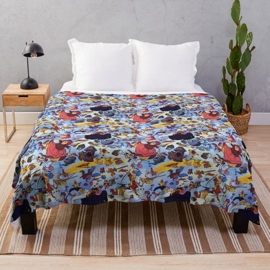 Discover Sword in the stone of King Arthur Throw Blanket