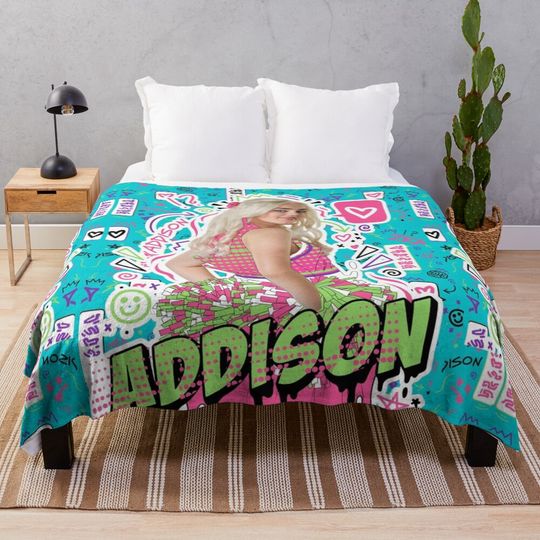 zombies 3 1 backpack bag Throw Blanket