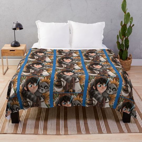 Varian Tangled Print Throw Blanket