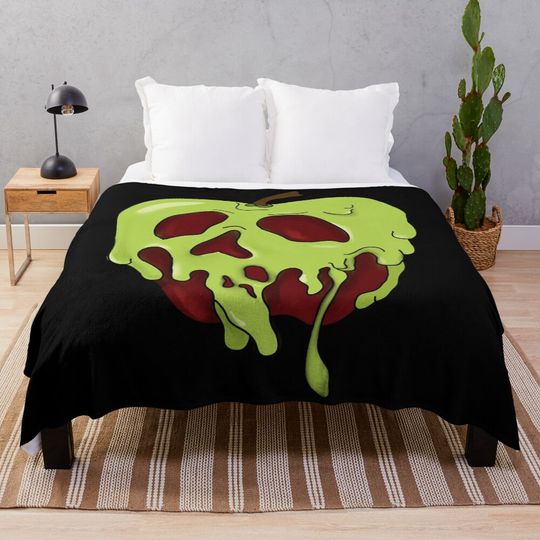 Poison Apple Throw Blanket