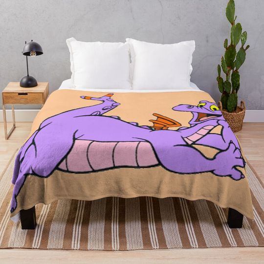 Lounging Figment Throw Blanket