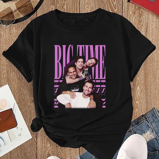 Discover Graphic Big Time Rush Shirt, 2025 Big Time Rush Tour Shirt, Big Time Rush Fan Gift, Big Time Rush Merch, Big Time Rush 90s Vintage Shirt
