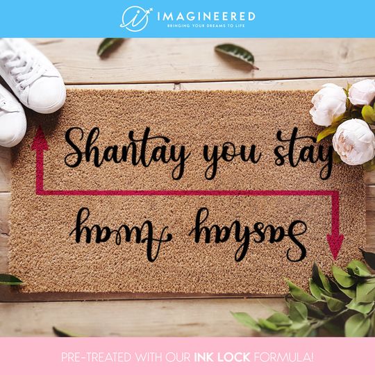 Discover Ru Paul's Drag Race - Sashay Away Shantay You Stay - Housewarming Gift - Funny Doormat - Couple Gift