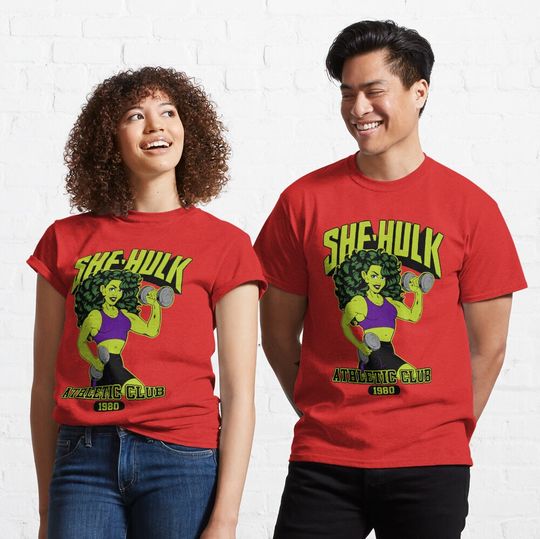 Discover She-Hulk Athletic Club Colorful Classic T-Shirt
